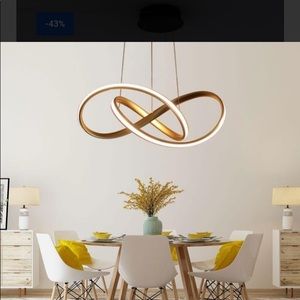 Modern Infinity LED pendant light